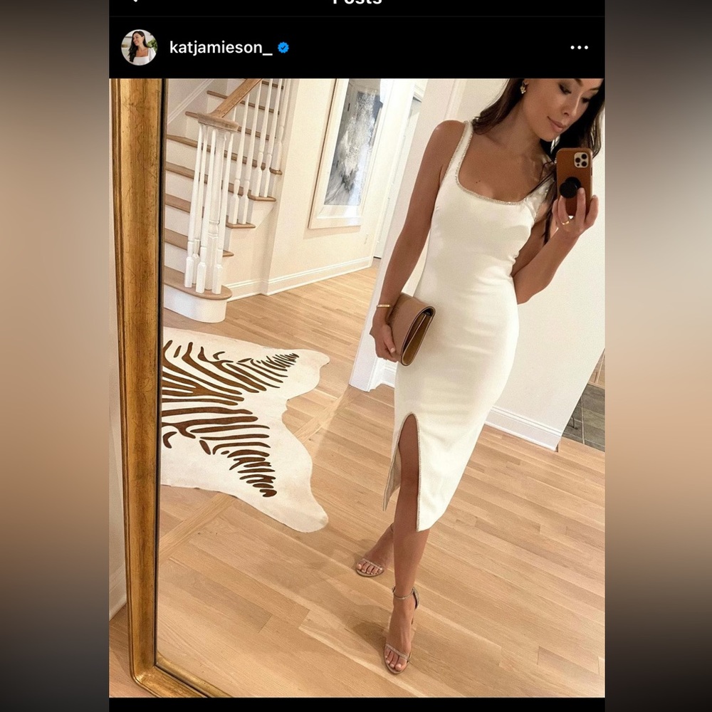 Likely White midi Cocktail Dress *Blogger Favorite*